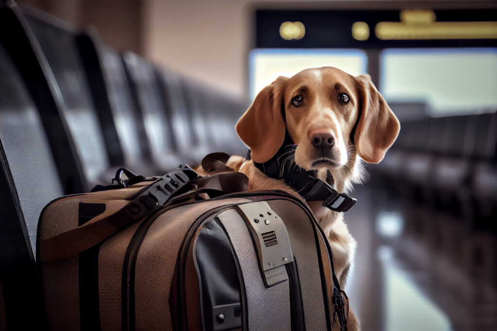 viajar con perro en avion