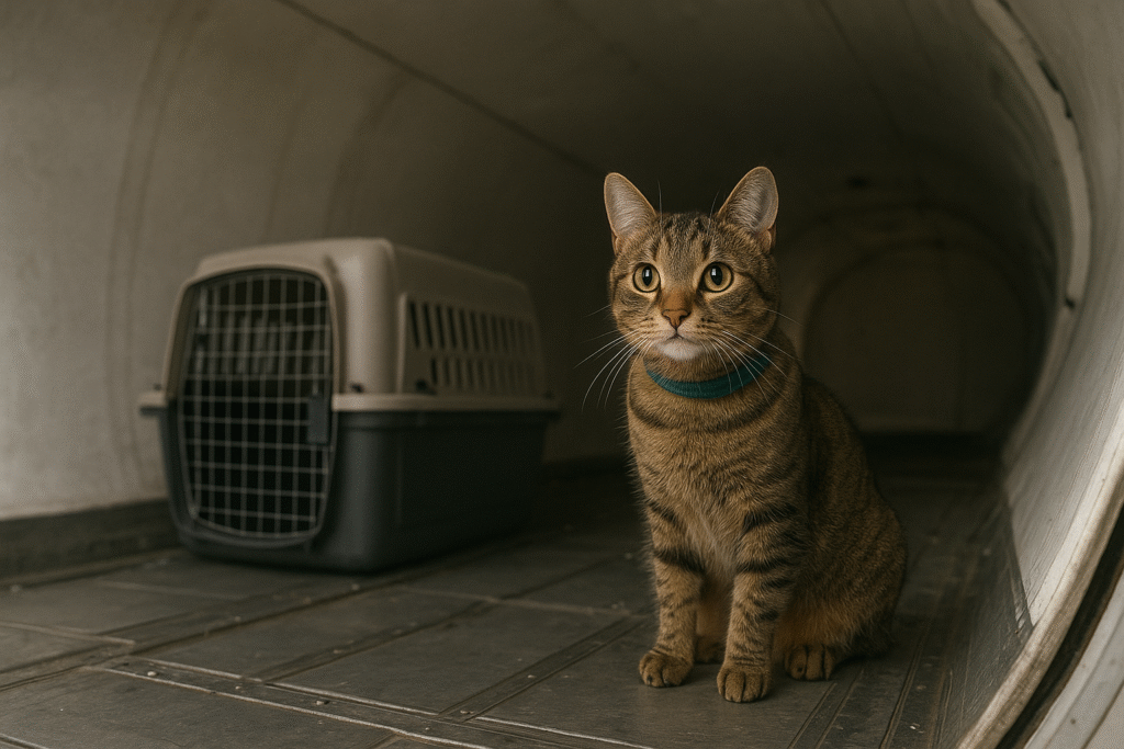 gato en bodega