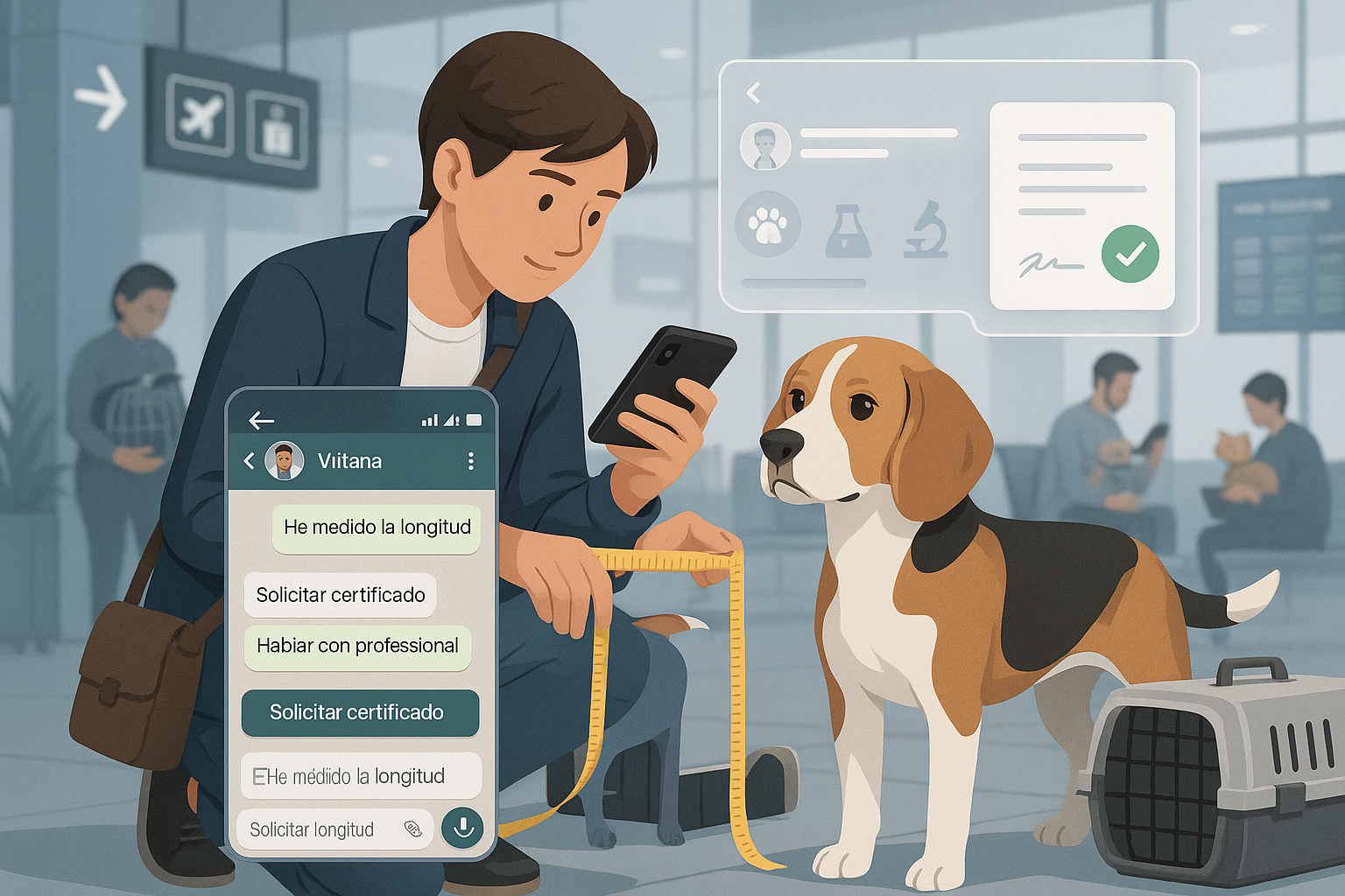 como medir a un perro - Emopet